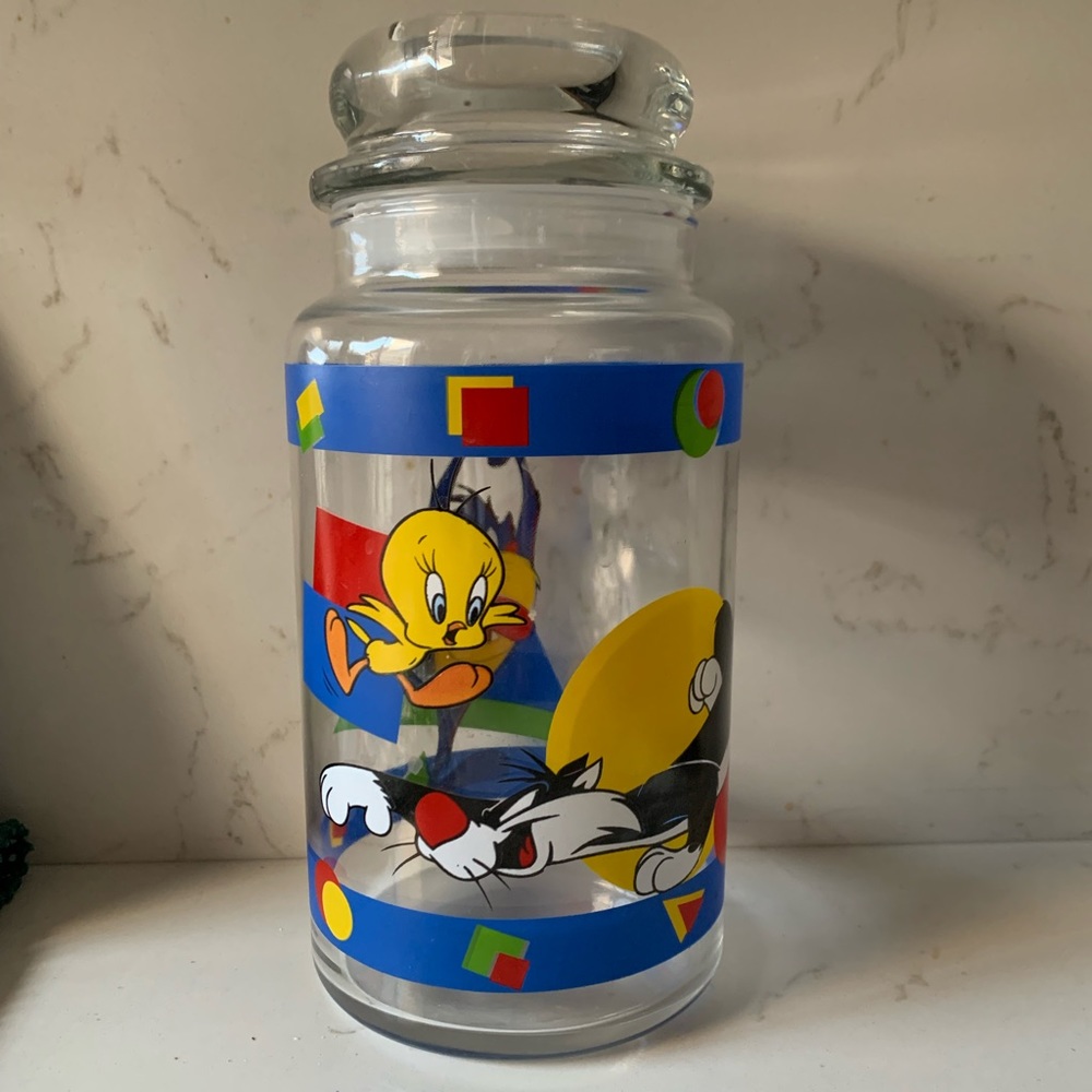 Disney glass jar